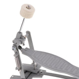 Maxbell Single Foot Pedal Professional for Electronic Drums Beginner Jazz Drums Kits Argent