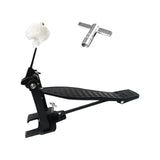 Maxbell Single Foot Pedal Professional for Electronic Drums Beginner Jazz Drums Kits Black
