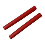 Maxbell 2x Anti Slip Drumstick Wrap Silicone Drumstick Grips for Adults Drummer Kids red