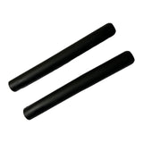 Maxbell 2x Anti Slip Drumstick Wrap Silicone Drumstick Grips for Adults Drummer Kids black