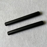 Maxbell 2x Anti Slip Drumstick Wrap Silicone Drumstick Grips for Adults Drummer Kids black