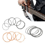 Maxbell Bass Strings Acoustic Bass Strings for Electric Guitar Folk Guitar Beginners 4 Strings EB4