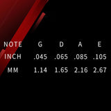 Maxbell Bass Strings Acoustic Bass Strings for Electric Guitar Folk Guitar Beginners 4 Strings EB4