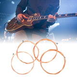 Maxbell 4x Bass String Guitar Replacing for Electric Bass Wooden Brass Acoustic Bass