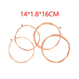 Maxbell 4x Bass String Guitar Replacing for Electric Bass Wooden Brass Acoustic Bass