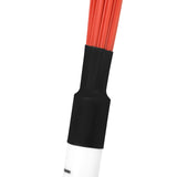 Maxbell Drumsticks Comfortable Grips Drum Brush Sticks for Jazz Acoustic Performance Red white