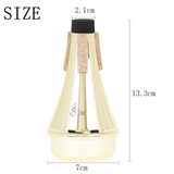 Maxbell Wah Mute Traditional Wah Mute for Trumpet for Students Beginners Replacement gold