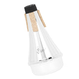 Maxbell Wah Mute Traditional Wah Mute for Trumpet for Students Beginners Replacement argent