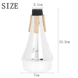 Maxbell Wah Mute Traditional Wah Mute for Trumpet for Students Beginners Replacement argent