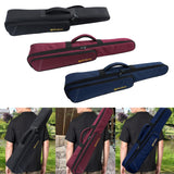 Maxbell Soprano Saxophone Clarinet Case with Exterior Pocket Gig Bag for Outdoor Black