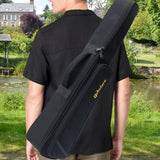 Maxbell Soprano Saxophone Clarinet Case with Exterior Pocket Gig Bag for Outdoor Black