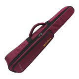 Maxbell Soprano Saxophone Clarinet Case with Exterior Pocket Gig Bag for Outdoor Violet Red