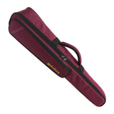Maxbell Soprano Saxophone Clarinet Case with Exterior Pocket Gig Bag for Outdoor Violet Red