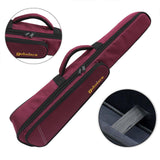 Maxbell Soprano Saxophone Clarinet Case with Exterior Pocket Gig Bag for Outdoor Violet Red