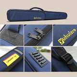 Maxbell Soprano Saxophone Clarinet Case with Exterior Pocket Gig Bag for Outdoor Blue