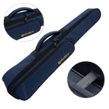 Maxbell Soprano Saxophone Clarinet Case with Exterior Pocket Gig Bag for Outdoor Blue