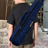 Maxbell Soprano Saxophone Clarinet Case with Exterior Pocket Gig Bag for Outdoor Blue