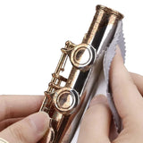 Maxbell Flute Maintenance Cloth Saxophone Cleaning Cloth for Piccolo Violin Clarinet