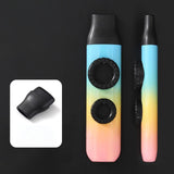 Maxbell Kazoo Durable with Membranes Kazoos Flute for Music Lovers Beginner Children three color gradient