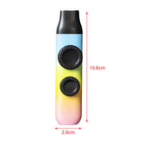 Maxbell Kazoo Durable with Membranes Kazoos Flute for Music Lovers Beginner Children three color gradient