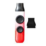 Maxbell Kazoo Durable with Membranes Kazoos Flute for Music Lovers Beginner Children red white gradient