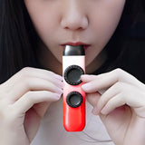 Maxbell Kazoo Durable with Membranes Kazoos Flute for Music Lovers Beginner Children red white gradient