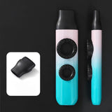 Maxbell Kazoo Durable with Membranes Kazoos Flute for Music Lovers Beginner Children blue pink gradient