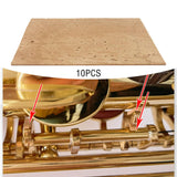 Maxbell 10x Key Mute Cork Replacement Kits Saxophone Cork 2mm for Alto/soprano/tenor