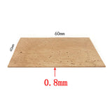 Maxbell 10x Key Mute Cork Replacement Kits Saxophone Cork 2mm for Alto/soprano/tenor