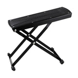 Maxbell Guitar Foot Stool Foldable 6 Position Height Adjustable for Ukulele Acoustic