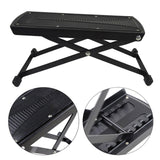 Maxbell Guitar Foot Stool Foldable 6 Position Height Adjustable for Ukulele Acoustic