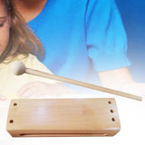 Maxbell Musical Instrument Durable Square Block Instrument Toy Wood Rhythm Block