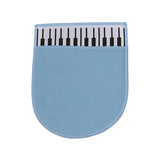 Maxbell Microfiber Clean Cloth 15x19cm Keyboard Cleaning Glove for Piano Brass Flute