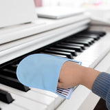 Maxbell Microfiber Clean Cloth 15x19cm Keyboard Cleaning Glove for Piano Brass Flute