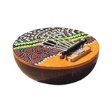 Maxbell 7 Key Kalimbas Exquisite Handpainted Patterns Thumb Piano for Beginners Gift