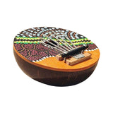 Maxbell 7 Key Kalimbas Exquisite Handpainted Patterns Thumb Piano for Beginners Gift