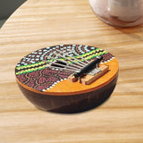 Maxbell 7 Key Kalimbas Exquisite Handpainted Patterns Thumb Piano for Beginners Gift