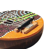 Maxbell 7 Key Kalimbas Exquisite Handpainted Patterns Thumb Piano for Beginners Gift