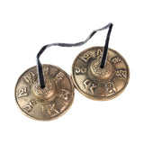 Maxbell Tibetan Tingsha Cymbals for Friends Yoga Decoration Buddhist Tingsha Symbols Style A