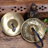 Maxbell Tibetan Tingsha Cymbals for Friends Yoga Decoration Buddhist Tingsha Symbols Style A