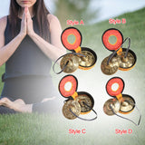 Maxbell Tibetan Tingsha Cymbals Easy to Playing Yoga Decoration Lightweight Chime Bells Style A