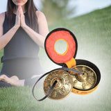 Maxbell Tibetan Tingsha Cymbals Easy to Playing Yoga Decoration Lightweight Chime Bells Style A