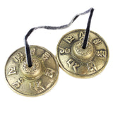 Maxbell Tibetan Tingsha Cymbals Easy to Playing Yoga Decoration Lightweight Chime Bells Style A