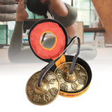 Maxbell Tibetan Tingsha Cymbals Easy to Playing Yoga Decoration Lightweight Chime Bells Style B