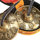 Maxbell Tibetan Tingsha Cymbals Easy to Playing Yoga Decoration Lightweight Chime Bells Style B