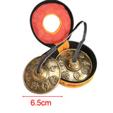 Maxbell Tibetan Tingsha Cymbals Easy to Playing Yoga Decoration Lightweight Chime Bells Style B