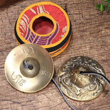 Maxbell Tibetan Tingsha Cymbals Easy to Playing Yoga Decoration Lightweight Chime Bells Style C