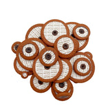 Maxbell 25x Saxophone Leather Pads Sax Leather Pads for Sax Accessory Alto Saxophone