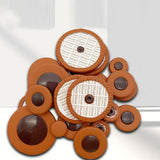 Maxbell 25x Saxophone Leather Pads Sax Leather Pads for Sax Accessory Alto Saxophone