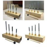 Maxbell 4Pcs Tuning Fork Set for Yoga Tuner Forks for Singing Practice Classroom Use style A